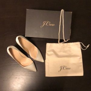 Elsie Asymmetrical Pumps in Satin